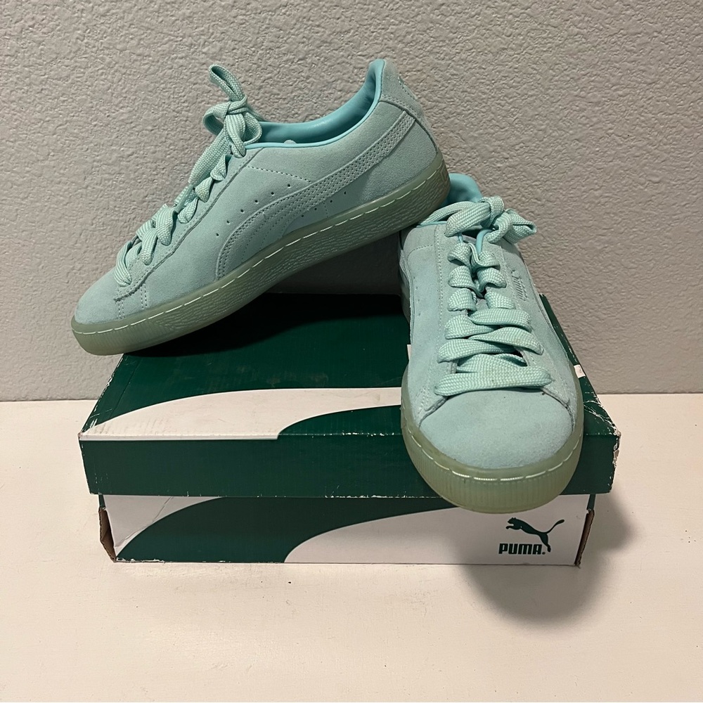 Puma Suede Classic Mono Iced Women’s Sneaker Shoes Size 7C Gift